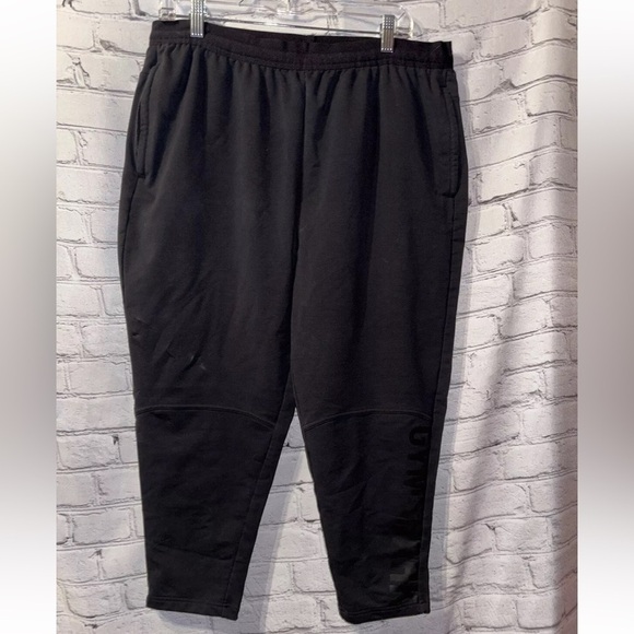 Gymshark Pants - Gymshark Womens Black Drawstring Waist Tapered Leg Pockets Joggers Pants Sz XXL